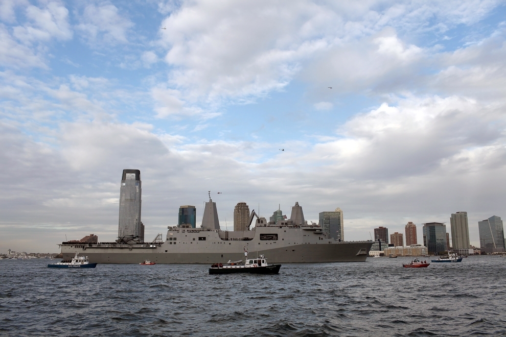 USS New York - okręt ze stali z WTC